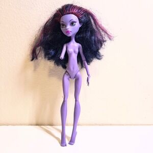 Mattel Monster High Jane Boolittle Doll Purple Missing Arm Part OOAK Restoration